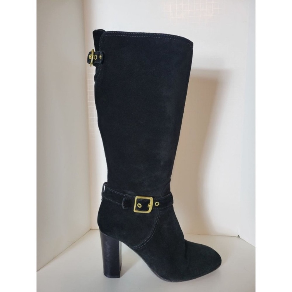 Coach Beverly Boots, tall suede boots